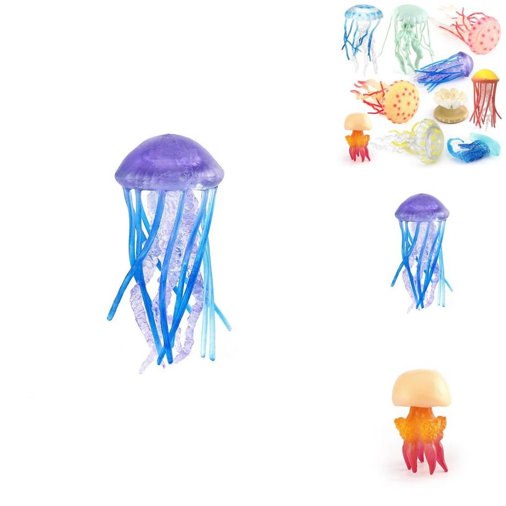 Marine Ozean Meeresleben Plastik Quallen Modell Desktop Deko Für Aquarienliebhaber