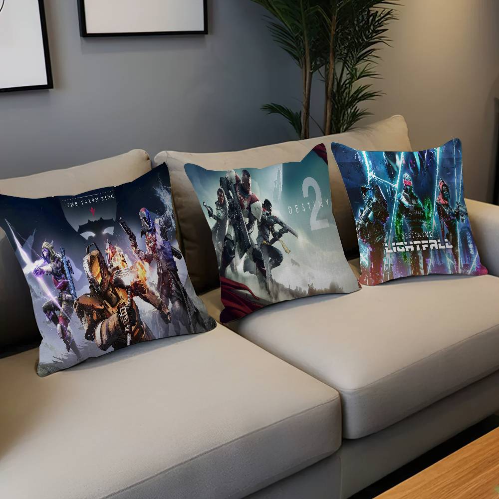 Game D-Destinys In Stocked Gamer Maple Design Cushion Cover Happy Autumn Harvest Decor Holiday Decorati Pillow Cover