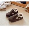 Children's Shoes with Plush Insulation, Autumn and Winter Women's Shoes, Boys' Winter Hairy Shoes, Versatile Baby Cotton Shoes