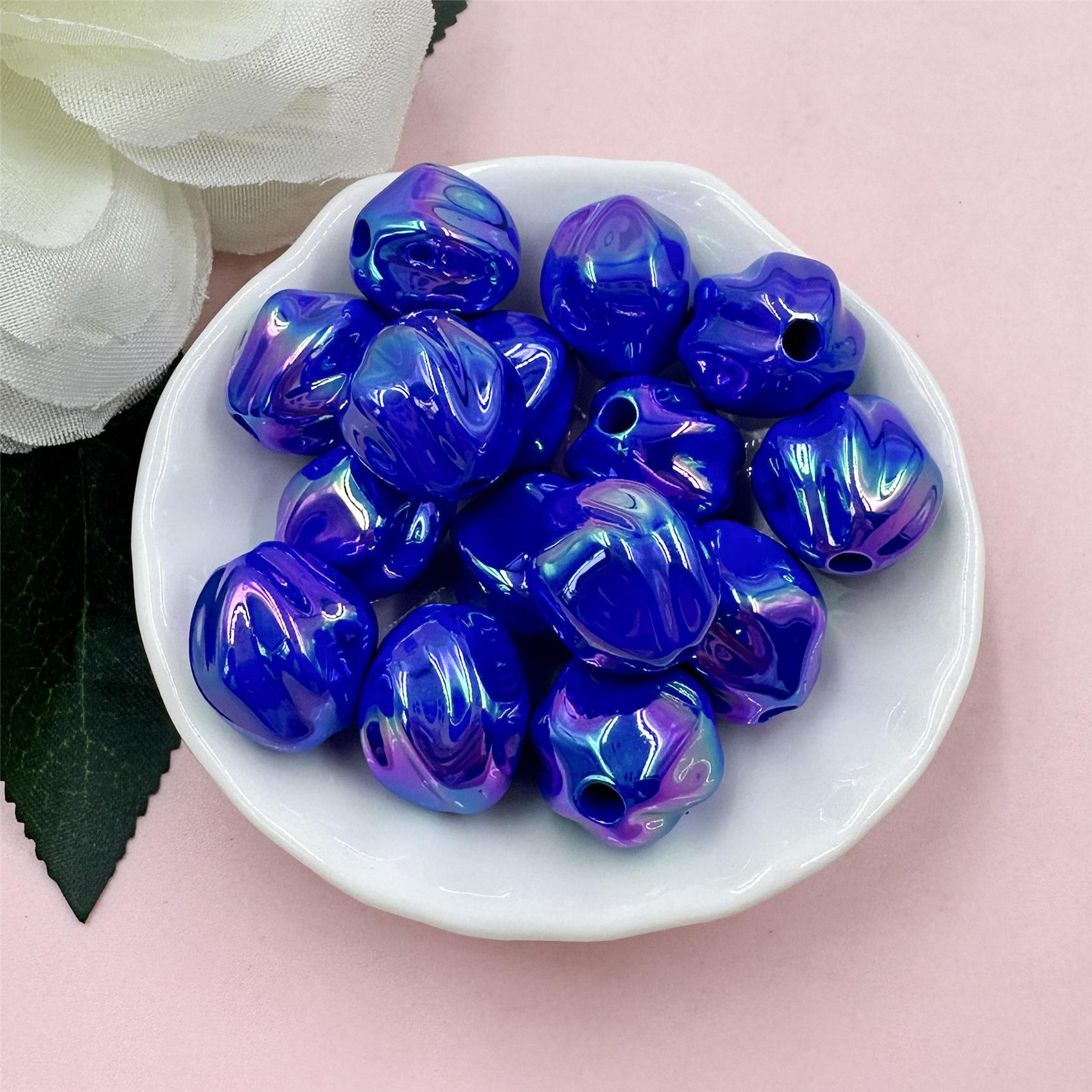 

Ювелирные аксессуары Серьги Magic Color Making Креативные бусины Свободные браслеты своими руками 21 мм Мода 15 шт. Гетеротипный акрил