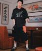 PHYPS MOTORCYCLE Wing Logo Bermuda Pants Black
