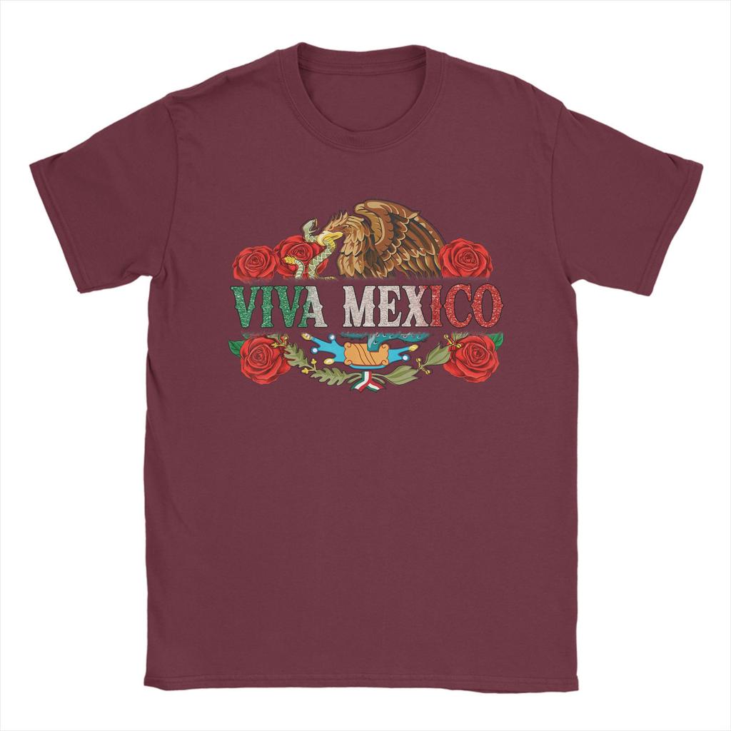 Viva Mexico Shirts Men Women Independence Day Mexico Flag T-Shirt For Mens Beach Y2K Casual T-Shirts O Neck Tee Shirt Clothing