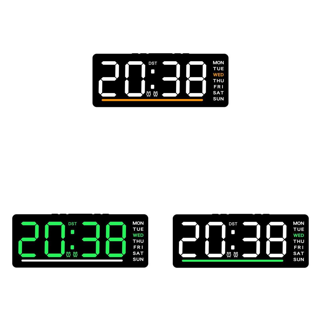 Digital Alarm Clock With Led Display And Temperature For Kids Bedside And Home Use