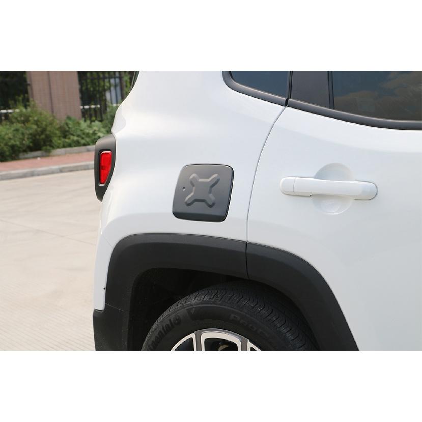 14PCS ABS Black Car Exterior Decoration Accessories for Jeep Renegade 2016 2017 2018 Tail Light Headlight Front Grille