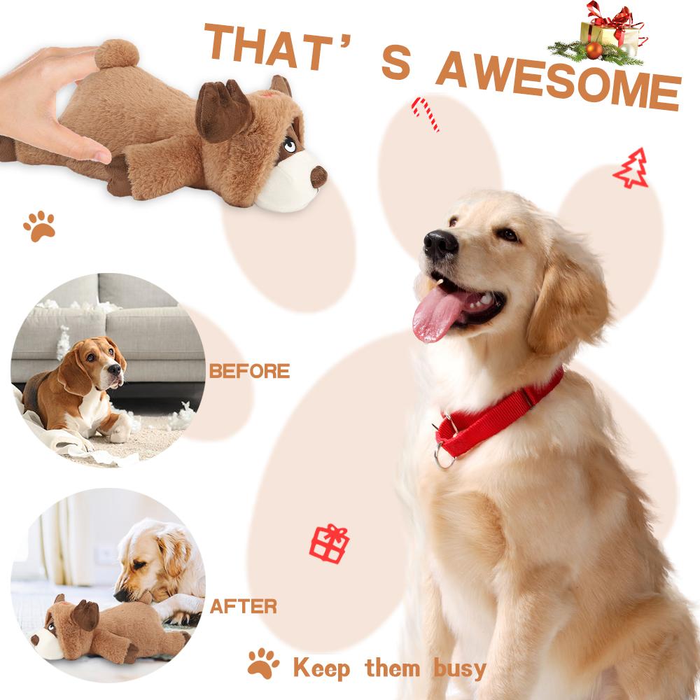 Calming Aid, Comfort Toy for Behavioral Training, Dog Cat Plush Toy with Heartbeat-Batteries not included