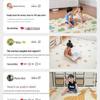 Thickened Folding Baby Crawling Mat - Foam Floor Mat for Infants and Children