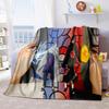 Japanese anime cartoon NARUTO famous Uzumaki Naruto blanket soft home furnishing nap decoration four seasons warm Sherpa blanket B5
