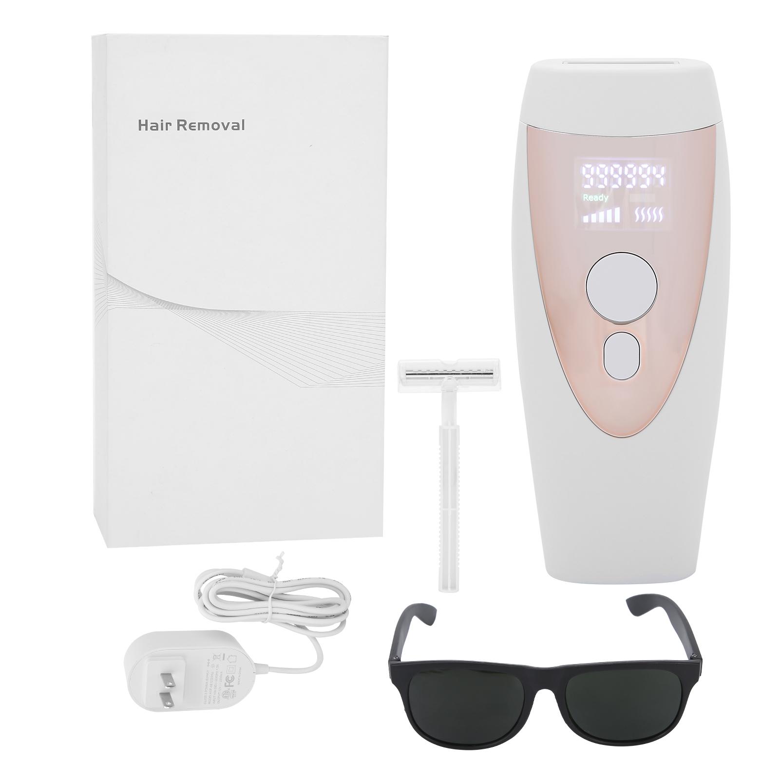 

Аппарат для удаления волос IPL Home Устройство для удаления волос на подмышках и ногах Белый+Золотой (100-240) 100-240V US Plug