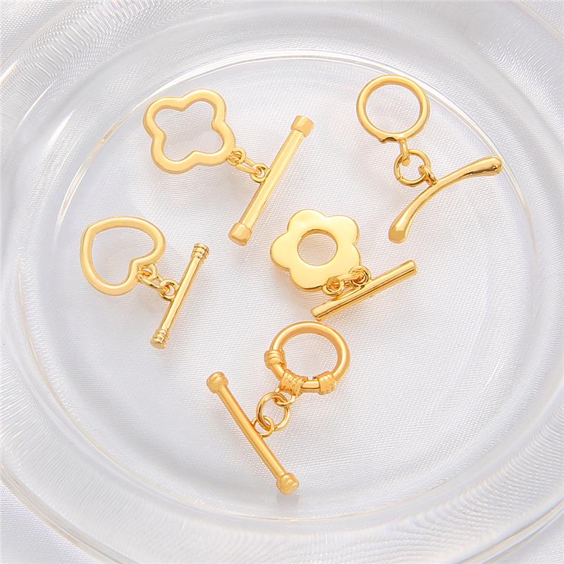 

18K Gold-Filled Color-Safe DIY OT Clasp Bracelet & Necklace Jewelry Connectors