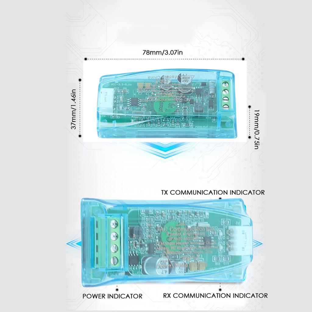 Mesuring Moudle Power Monitoring Communications Module PZEM-004T with Housing PC Software Mutual Inductor Module Mutual Inductor