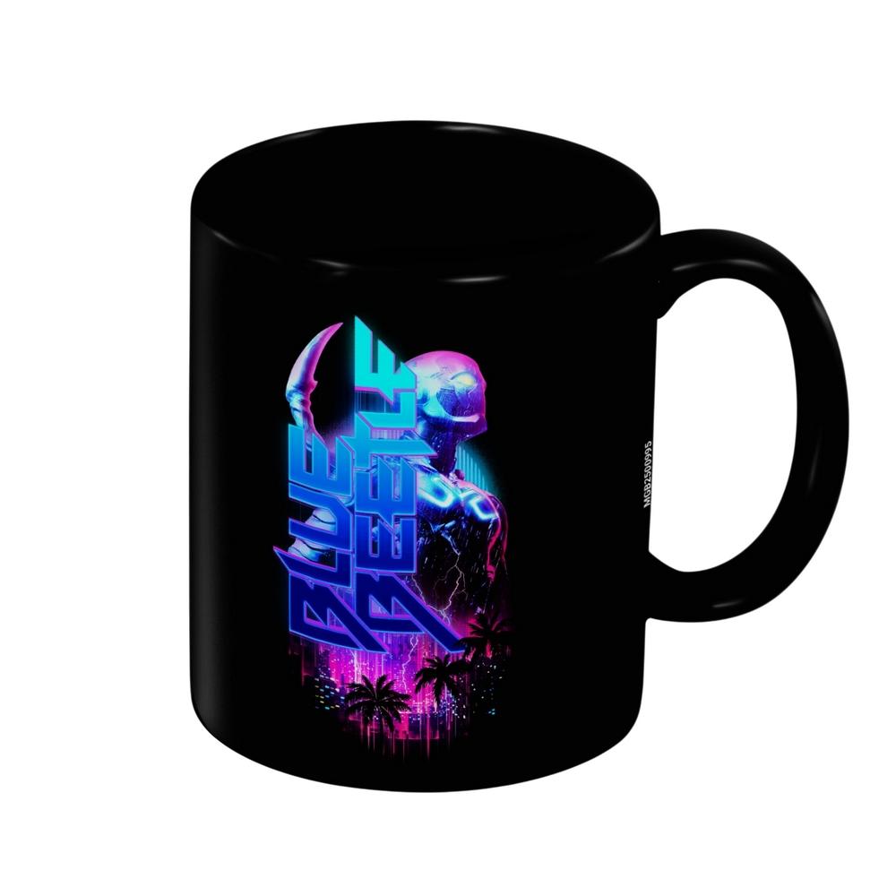 Blue Beetle Palm Trees Mug