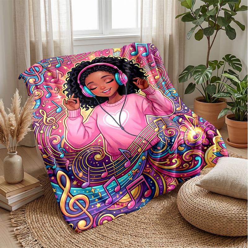 Mermaid s Coral Treasure Theme blanket Lightweight Warm Flannel Blanket Decorative Throw Blanket for Home Decoration