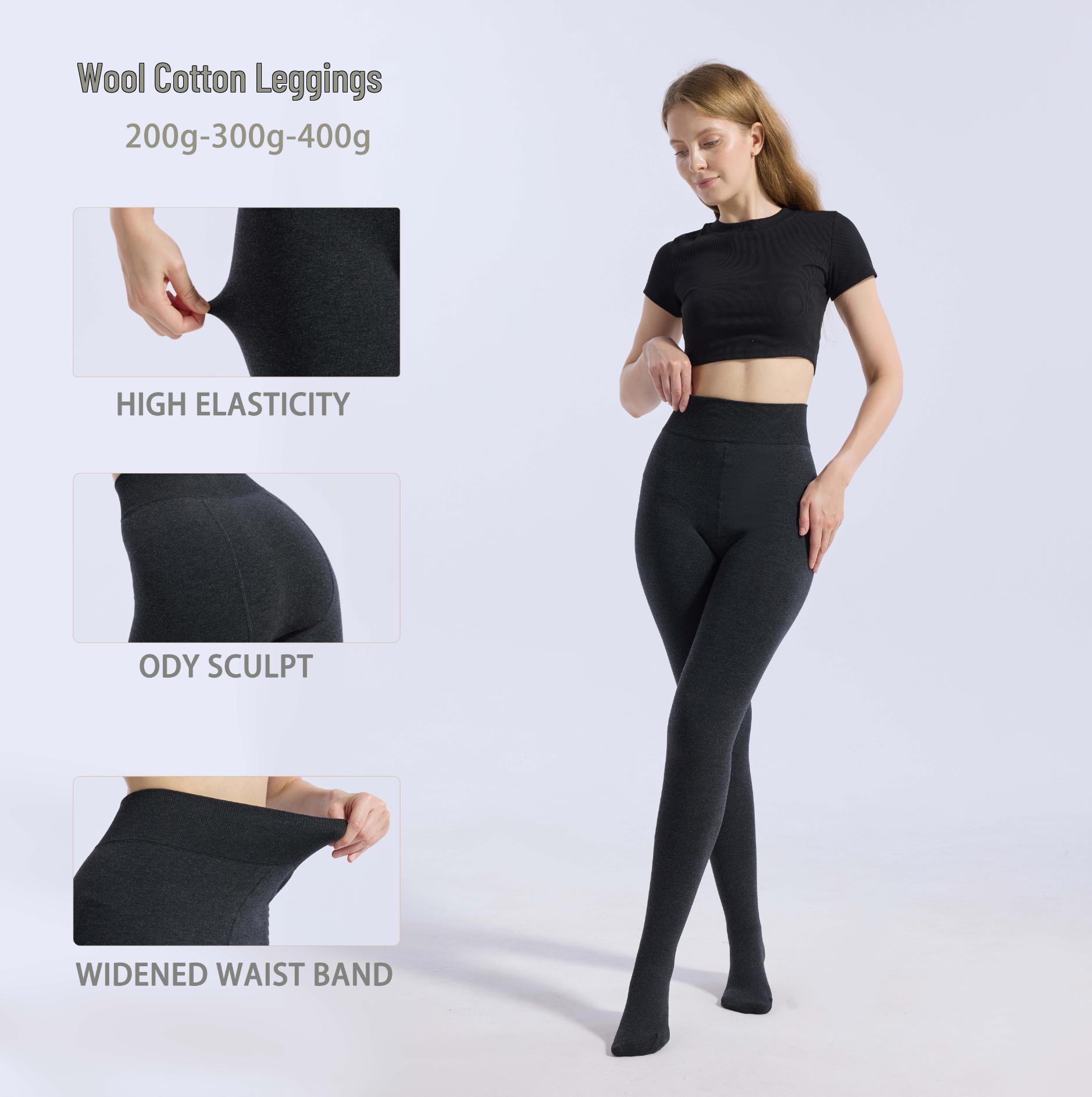 

Women s Grey Cashmere Cotton Slimming Base Layer Pants with Tummy Control - Warm Autumn/Winter Plus Velvet Pantyhose S (Recommended 75-105 lbs)