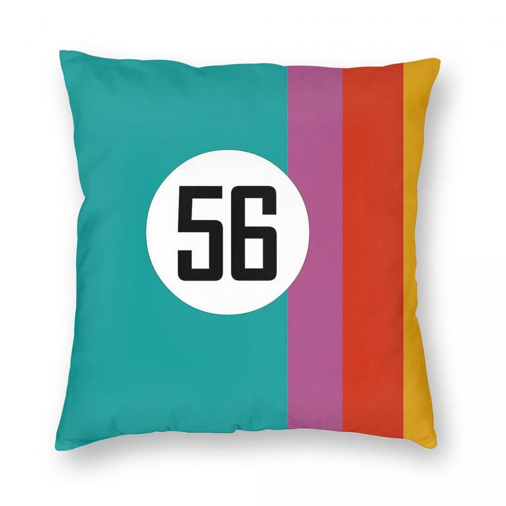 Classic Kremer Racing Square Pillowcase Polyester Linen Velvet Printed Zip Decorative Pillow Case Room Cushion Cover x