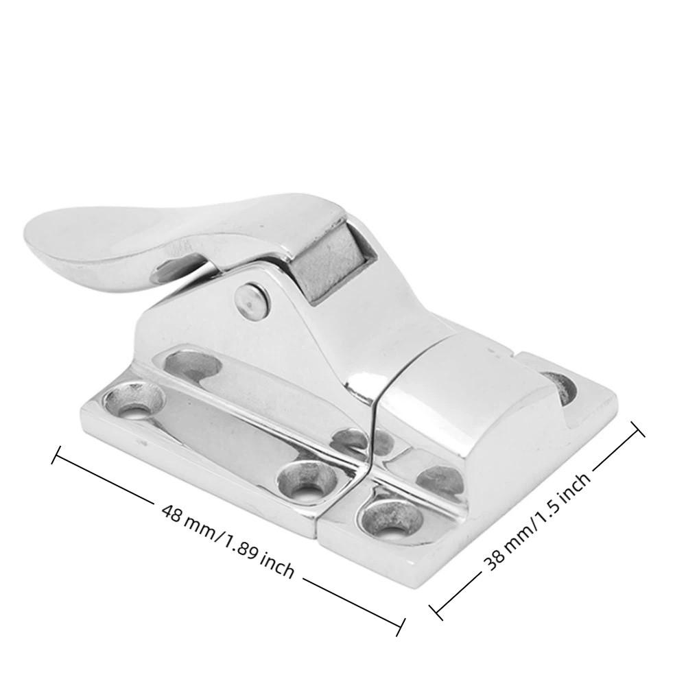 48 X 38mm Marine Grade Door Latch Lockable Latch Clamp Twist Catch Latch Cabinet Door Latch RV