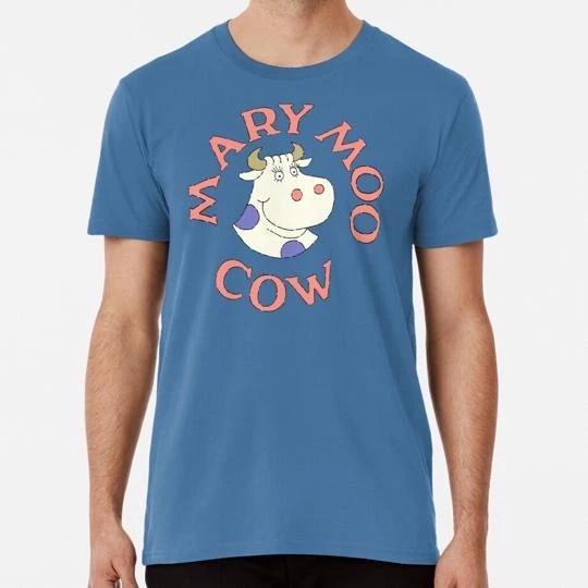 Mary Moo Cow Logo Size S to 5XL Made in the USA T-shirt L