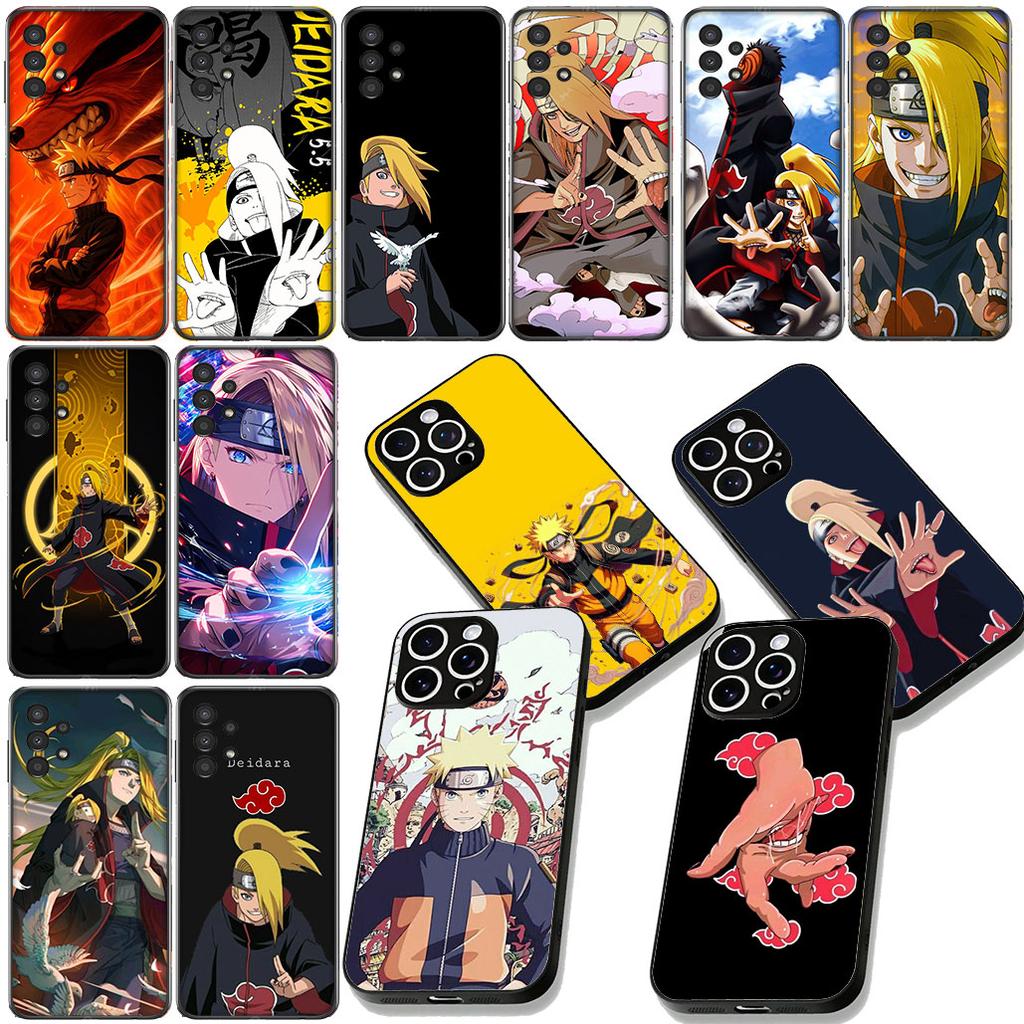 Poster Narutos Deidara Anime Phone Cover for Motorola Moto Edge 70 60 Fusion NEO Pro G Stylus G56 G96 G52 G04 G05 20 Coque Case