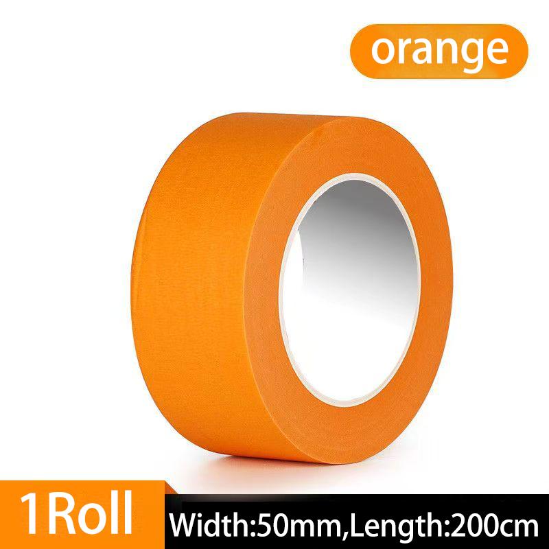 High-Adhesion Washi Tape for Cars Heat-Resistant Orange Stickers for Car Decoration Seam Filling and Car PaintingPinstriping Tape 3