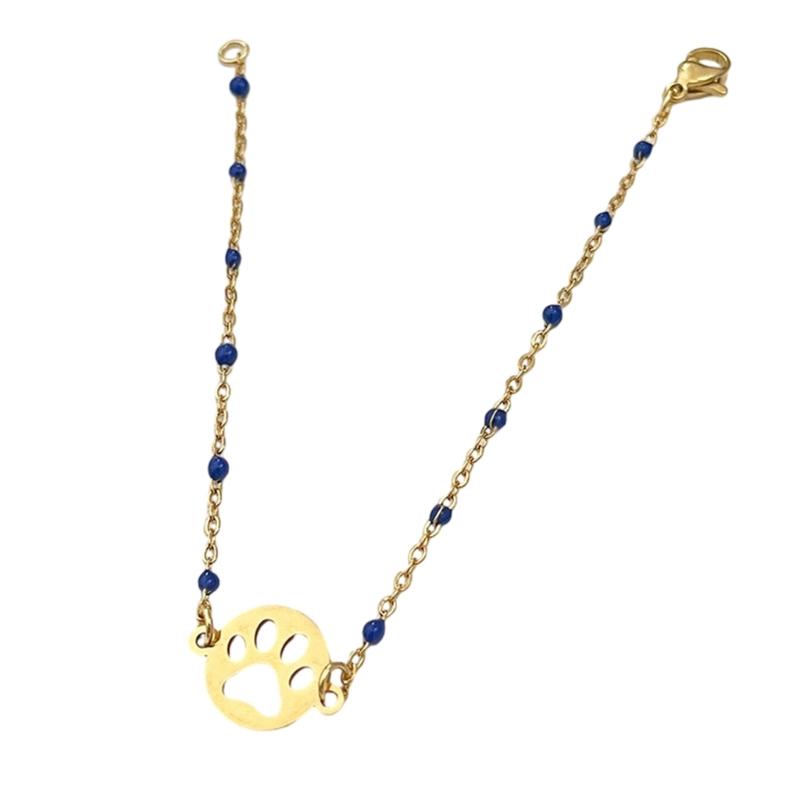 Dainty Bohemia Cat Claw Charm Handchain Elegant Cat Paw Wristband Jewelry Gift