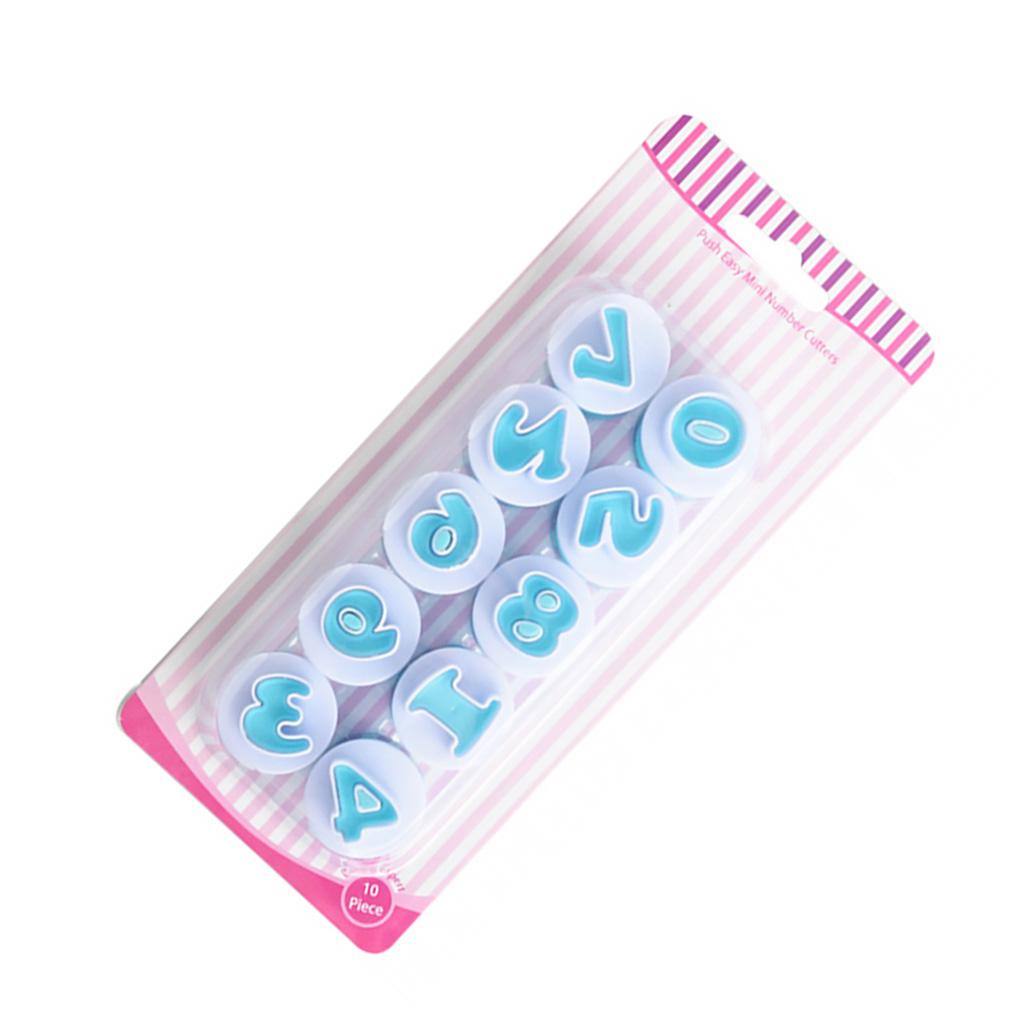 Letter Number Fondant Cutter Biscuit Mould Cake Cookie Decorating Baking Mold
