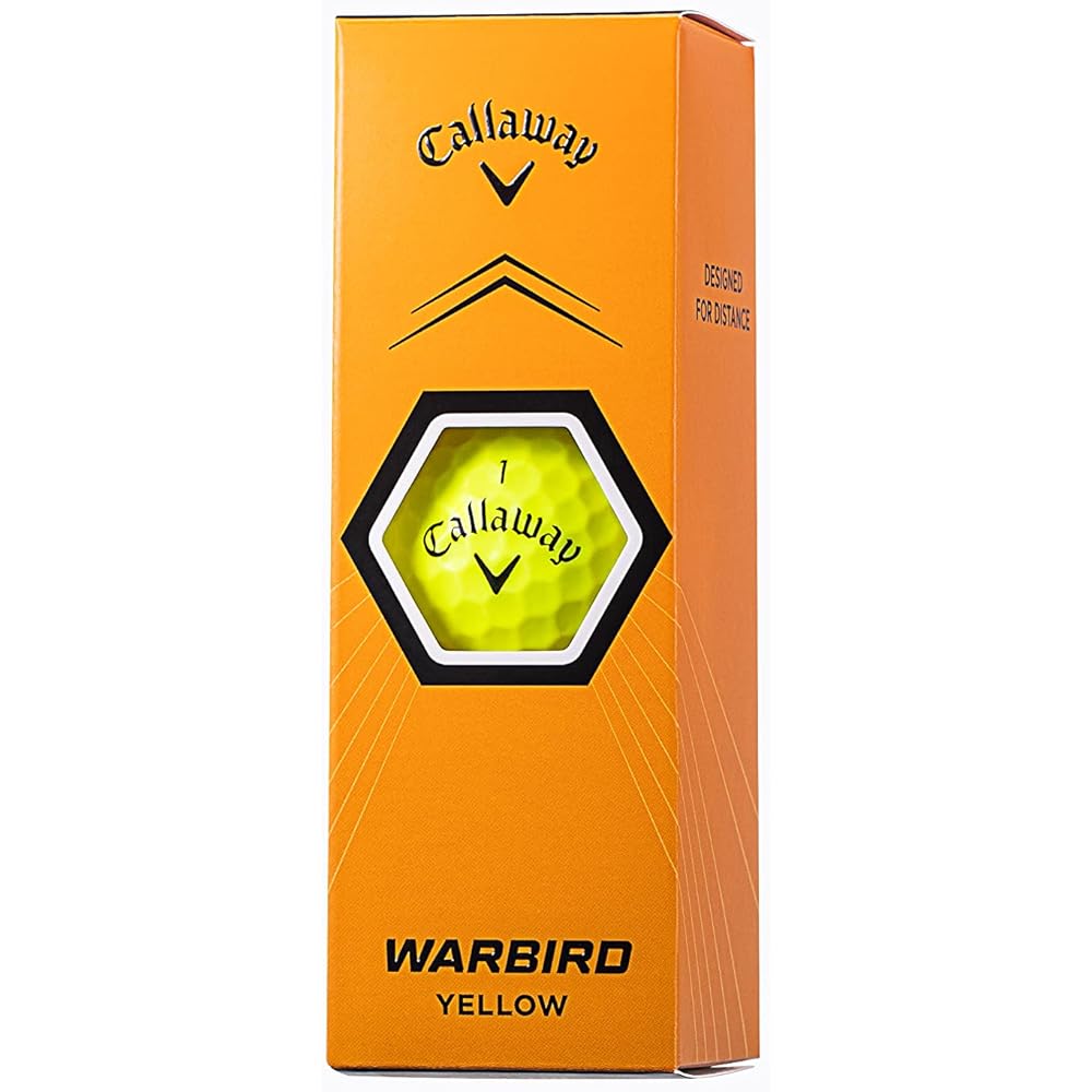Callaway Warbird 23 Golf Balls Yellow 12 Pack 2-Piece Structure