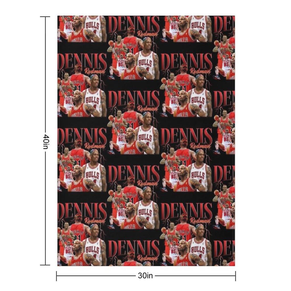 Basketball-Legenden Wurfdecke Personalisierte Geschenkidee Winterbetten Vintage Kinderdecken