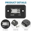 Motorcycle Gauges Engine Timer Working Hour Meter Waterproof Lcd Display Digital Time Gause for Atv Boat Moto Instruments