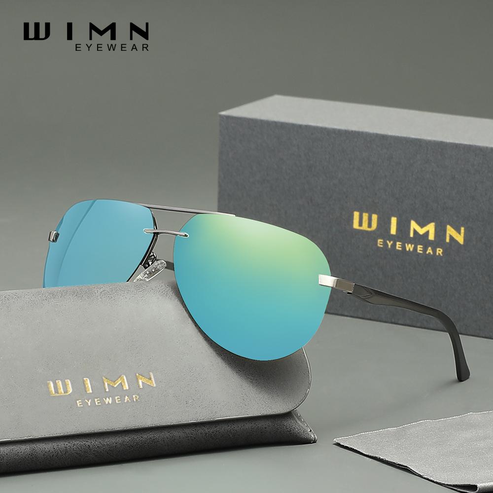 

Солнцезащитные очки-авиаторы WIMN в винтажном стиле с поляризованными линзами и антибликовым покрытием для вождения золотой