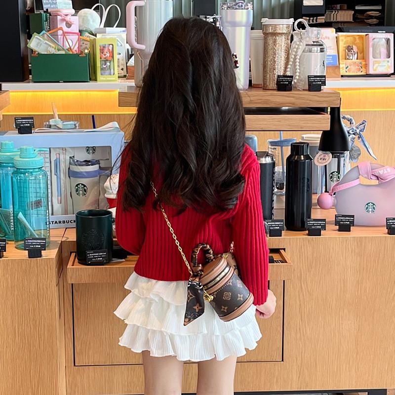 Printed Shape Cylindrical Single Shoulder Crossbody Bag For School Play And