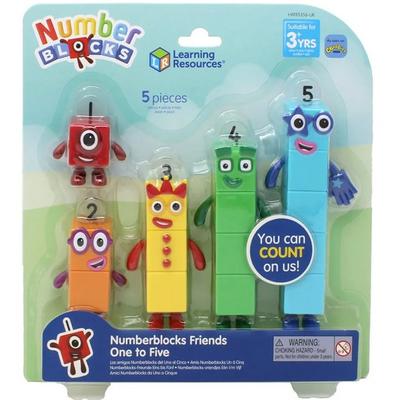 Running Resources Number Bloks One Two Five Figure 5 Piece Set IN95356 Korean Childrens Toys