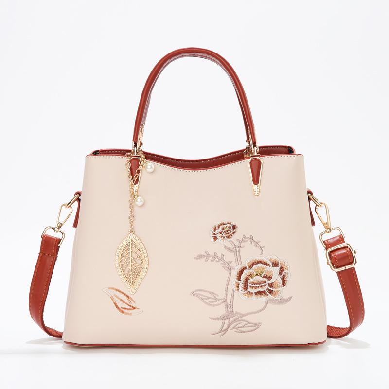 Bags Women's National Style Embroidered Women's Bags New Versatile Handbags Mom Bags Wedding Bags Crossbody Women's Bags Tide