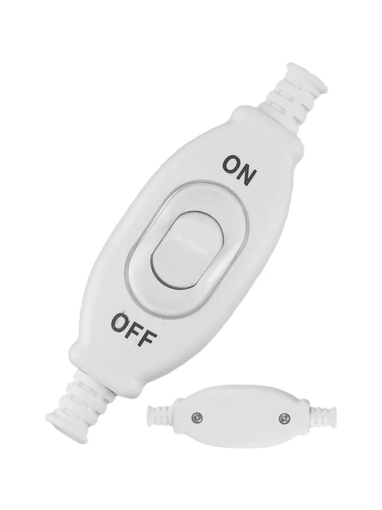 204 IP65 Waterproof Dustproof In-line Switch Silver Contact Double Cut Switch High Working Power ON-OFF Push Button 3A 250V