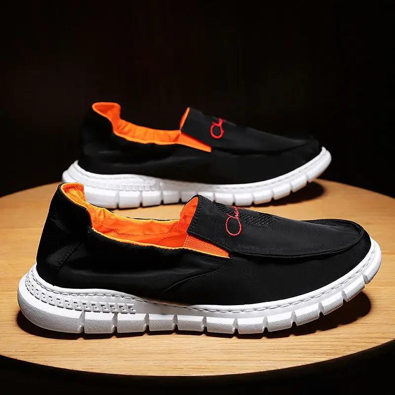 Fashion Vulcanize Shoes For Men Breathable Sneakers Man Canvas Comfortable Low Price Trends 2024 Cheap Clearance Korean Style Trend