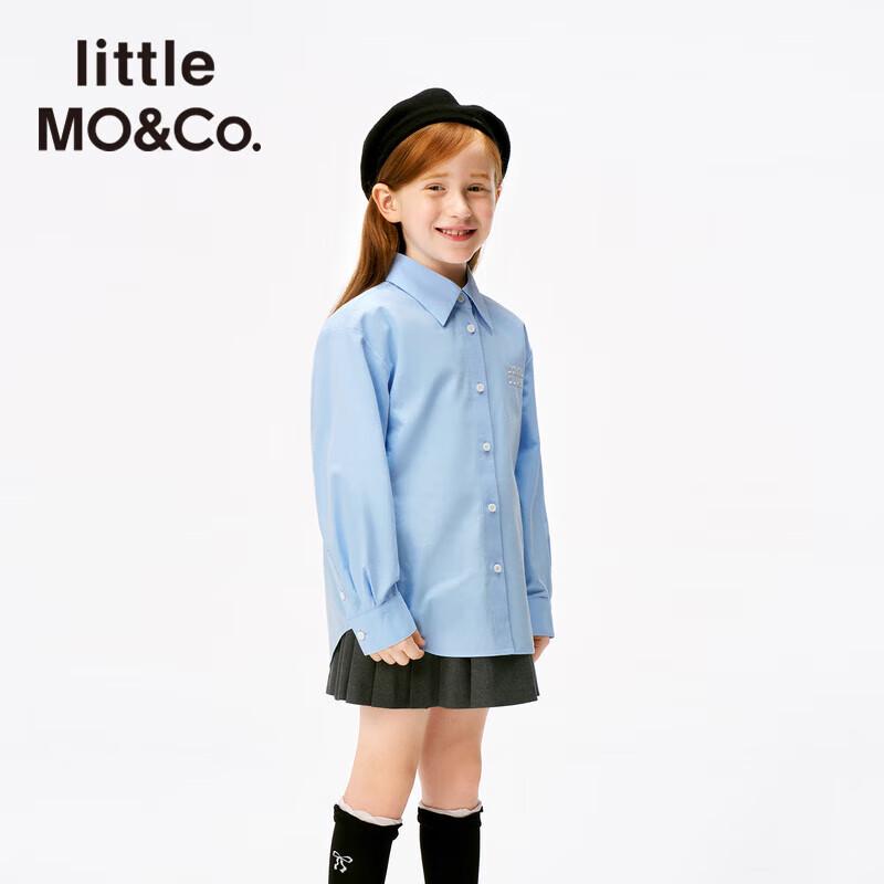 Little MO&Co. Kids Cotton Long-Sleeve Shirt