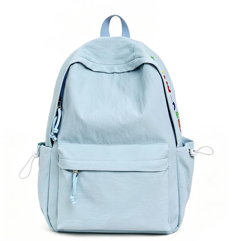 Schoolbag Women's Simple Large Capacity Travel Backpack Women's Leisure Tide Japanese Junior High School High School Student Backpack