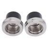 2Pcs Boat Trailer Bearing Protectors with Covers 2.717in Diameter Stainless Steel Wheel Center Grease Cover