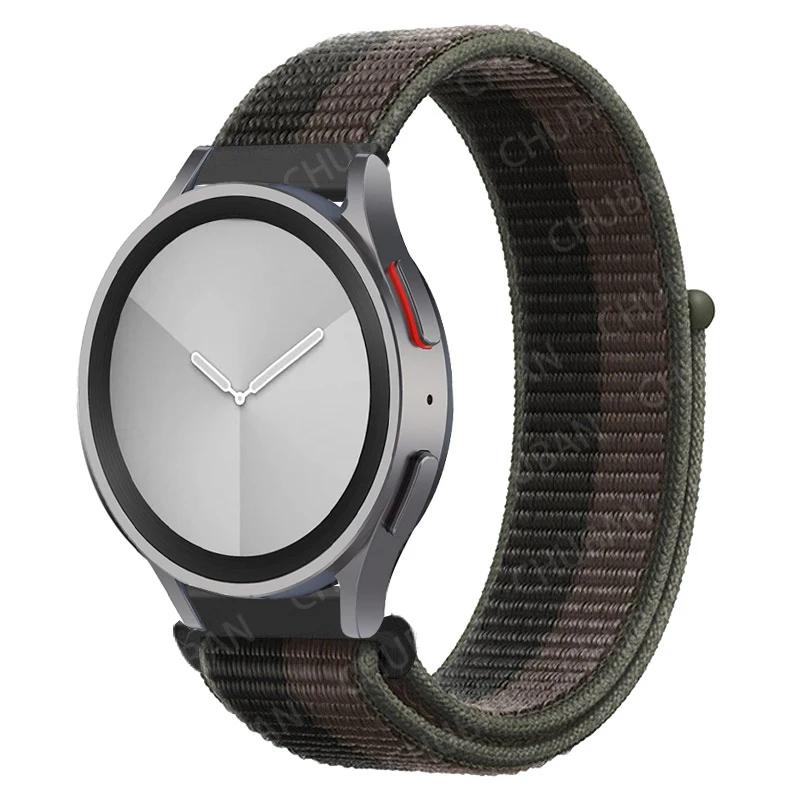Nylonový smyčkový pásek pro Samsung Galaxy Watch 6/5/pro/4/Classic/active 2 43-47-44mm 20mm/22mm sportovní náramek huawei gt 4/2/e/3 pásek
