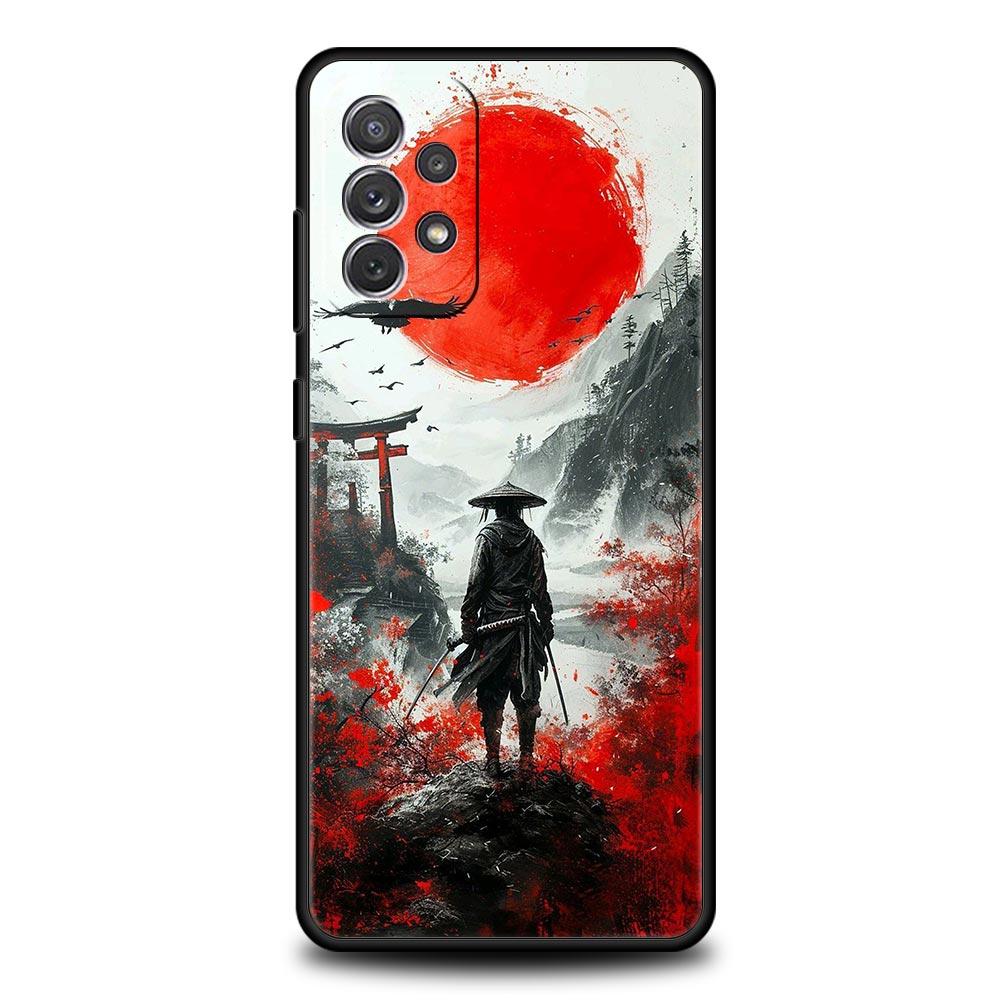 

Японский Бусидо Самурай Чехол для телефона Samsung A15 A13 A51 A71 A41 A31 A21S A03S A05 A35 A32 A55 A23 A25 A33 A53 A73 5G Galaxy A55