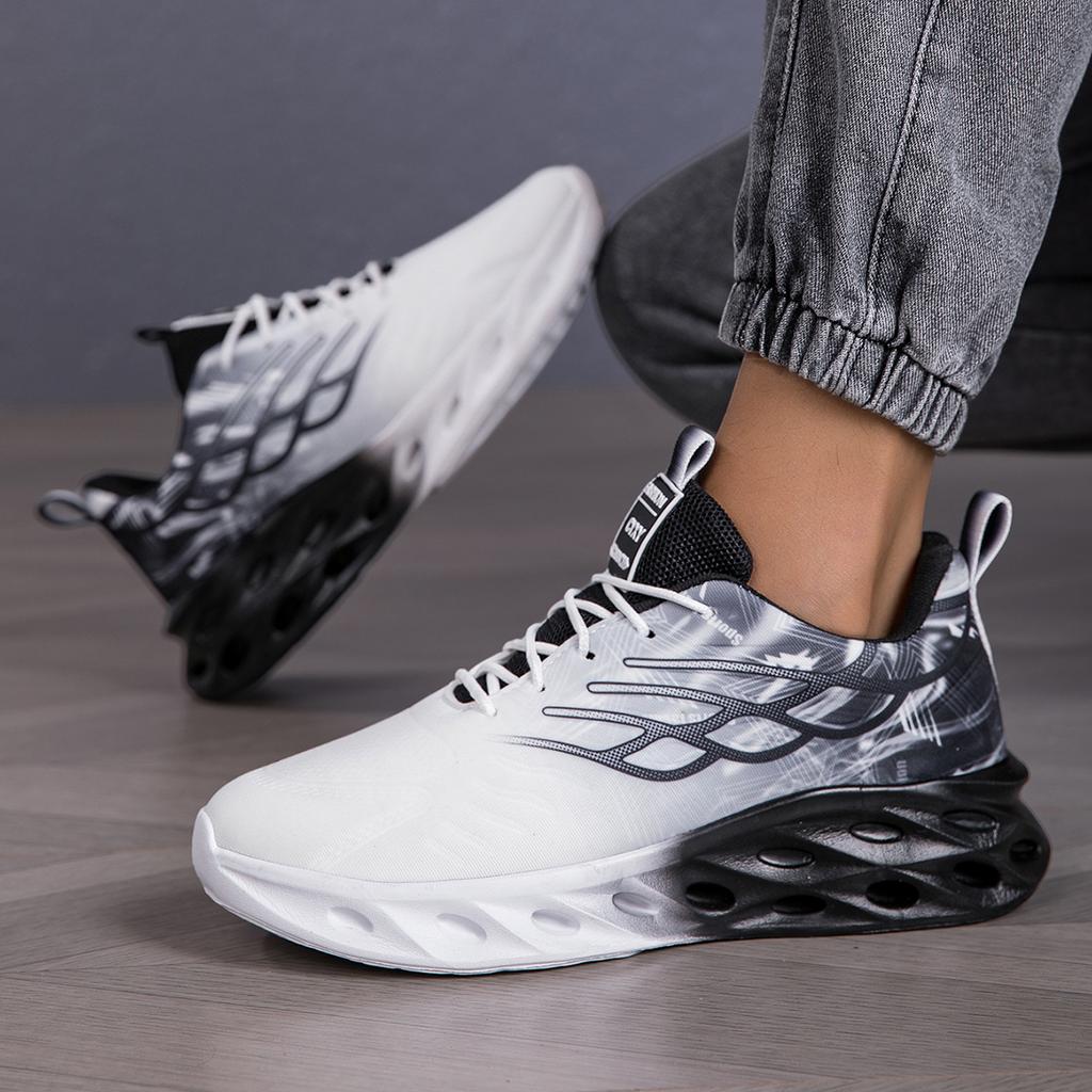 Yrzl Mens Breathable Sneakers Lightweight Comfortable Sports Shoes For Non Slip Sneakers Athletic Outdoor Training Walking Shoes