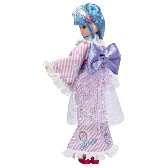 Takara Tomy Licca-chan Doll LD-14 Econeco Yukata Licca-chan Dress-up Pretend Play Toy Ages 3 and up