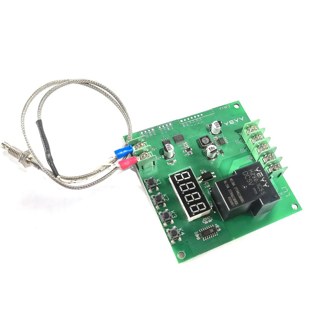 Mini LED Temperature Controller Module 0 1000 Celsius  Temp Control Switch Board with K Type Sensor Probe