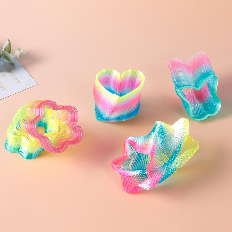 4 Shapes Magic Rainbow Rings: Children's Educational Toy