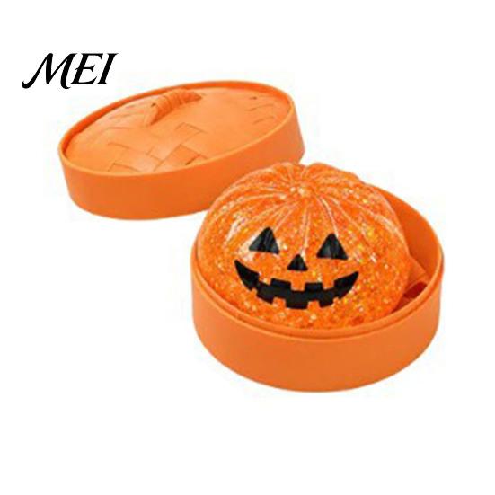 Relaxation Fidget Toy Halloween Dumpling Stress Relief Toy, Cartoon Steamed Bun Squeeze with Steamer, Sensory Ball Party Favors Portable Reliever