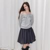 unifree Palace Style Double-Breasted High-Waist Skirt