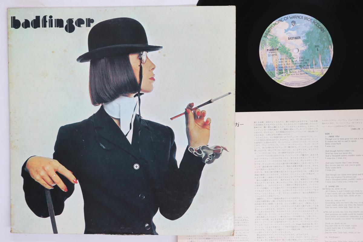 Виниловая пластинка BADFINGER  Badfinger P8454W WARNER BROS 1974 Япония Рок Б/у