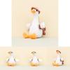 Cute White Goose Plush Toy Keychain Cartoon Duck Doll Backpack Accessory