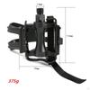 1 Pair Light Weight Nylon Mountain Road Bike Pedal Toe Clip with Straps for Outdoor Cycling Indoor