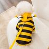 Hooded Bee Transformation Pack Teddy Bigbear Miniature Dog Bicycle Spring and Autumn Cat Sweater Pet Clothing
