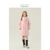 Children's Fur Coat 2025 Autumn and Winter New Style Girls' Medium and Large Faux Mink Fur Coat for Little Girls, Mid-Length