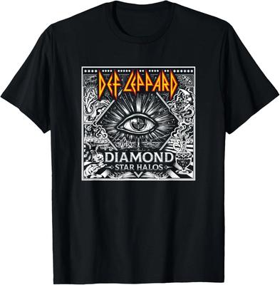 Def Leppard - Maglietta Diamond Star Halos